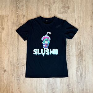 Slushii 8-Bit DJ Monster Graphic T-Shirt Black Medium Autographed EDM Rave